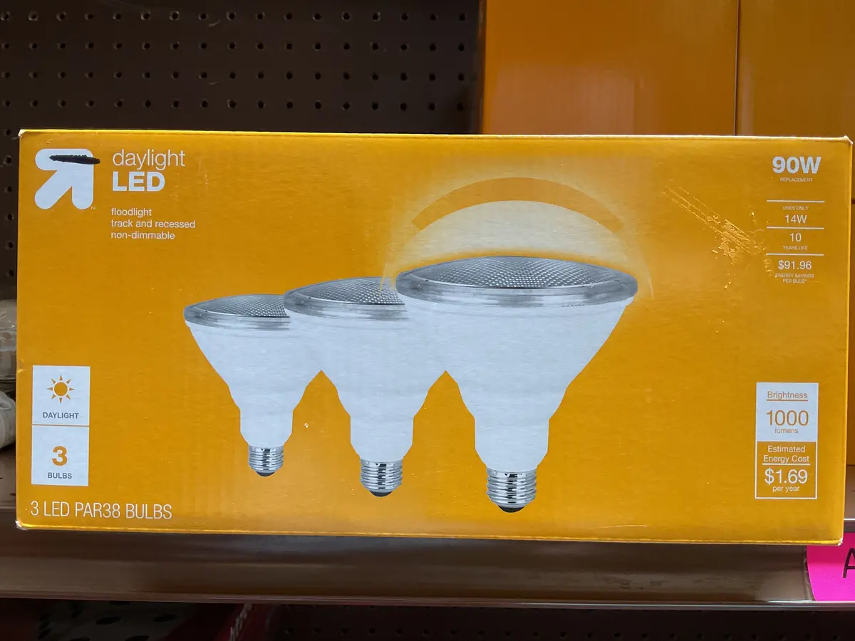 Led 90W Par38 3Pk Daylight Light Bulbs 1