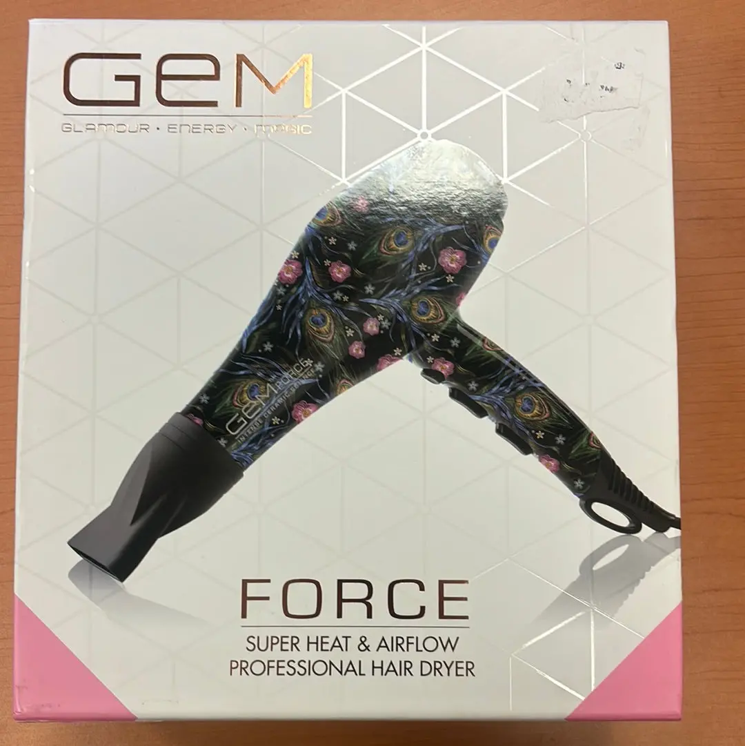 Gem Force Super Heat And Airflow Hair Dryer 1