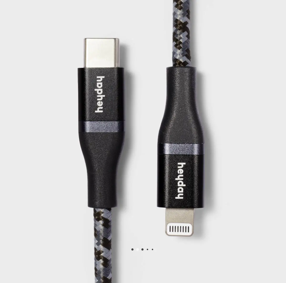 4” Lightning To Usb-C Braided Charging Cable (Variations) 1