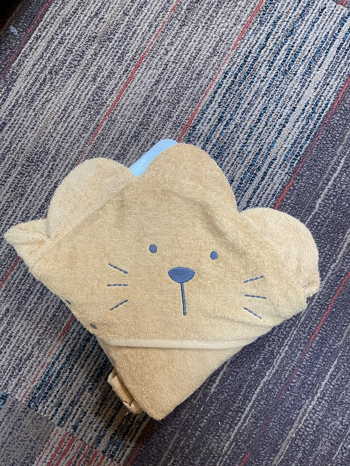 Baby Organic Cotton Towel- Lion 1
