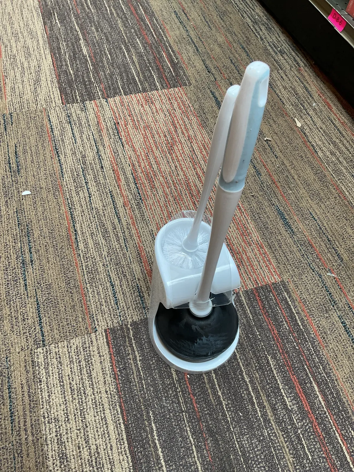 Toilet Brush & Plunger Combo 1