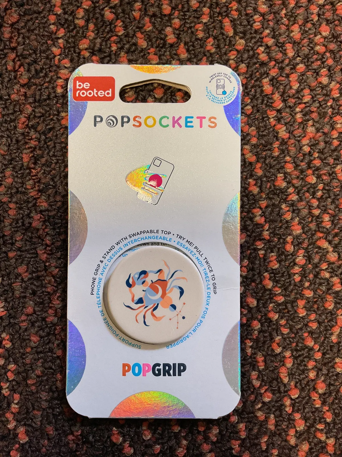 Popsockets Popgrip Cell Phone Grip & Stand-Berooted Cancer 1