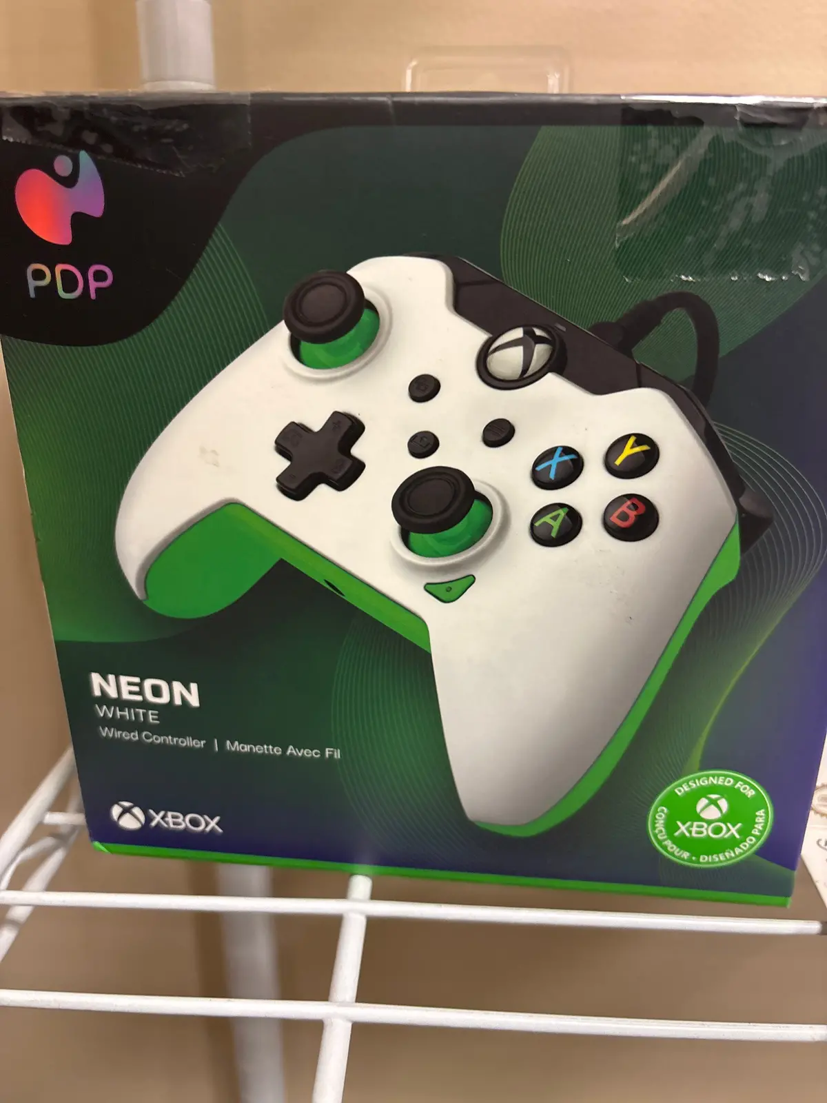Pdp Wired Gaming Controller For Xbox Series X/S/Xbox One - Neon White Open Box - Clearance 1