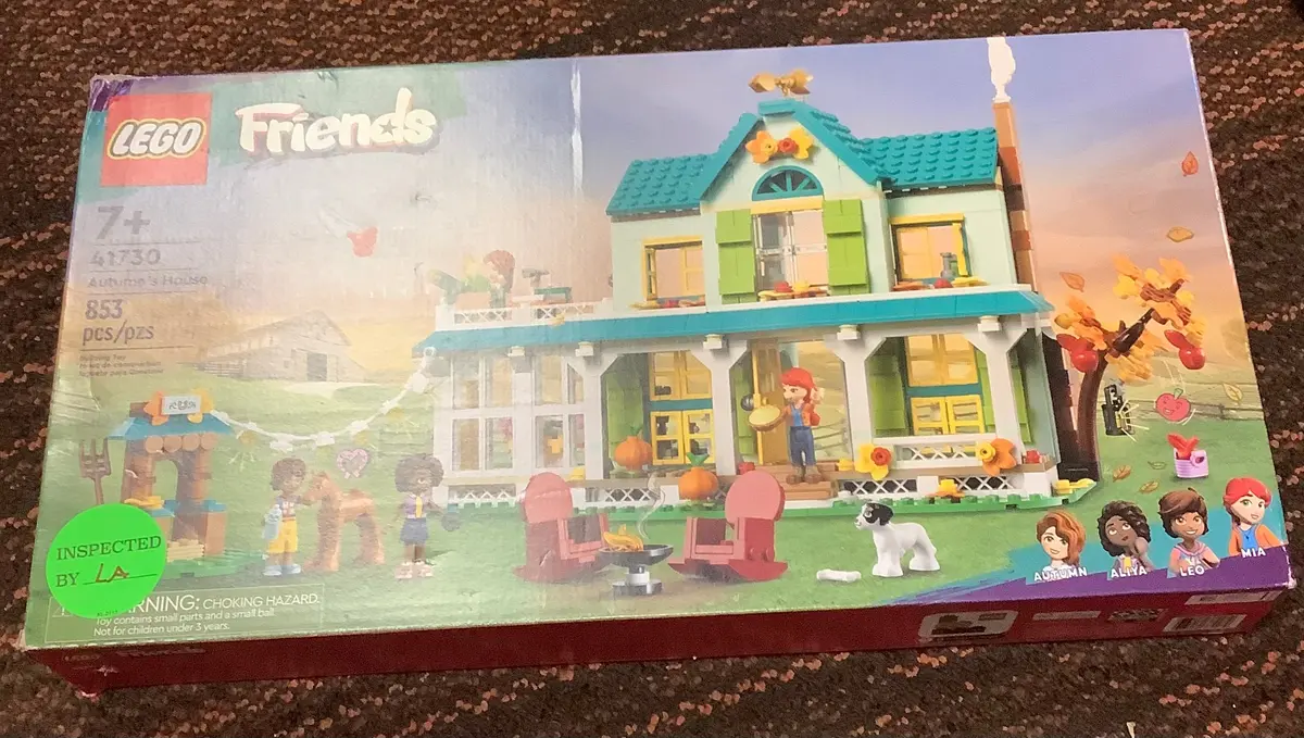 Broken Seal - Lego Friends Autumn's House, Dolls House Toy Playset 41730, Damaged Box, As Is 1