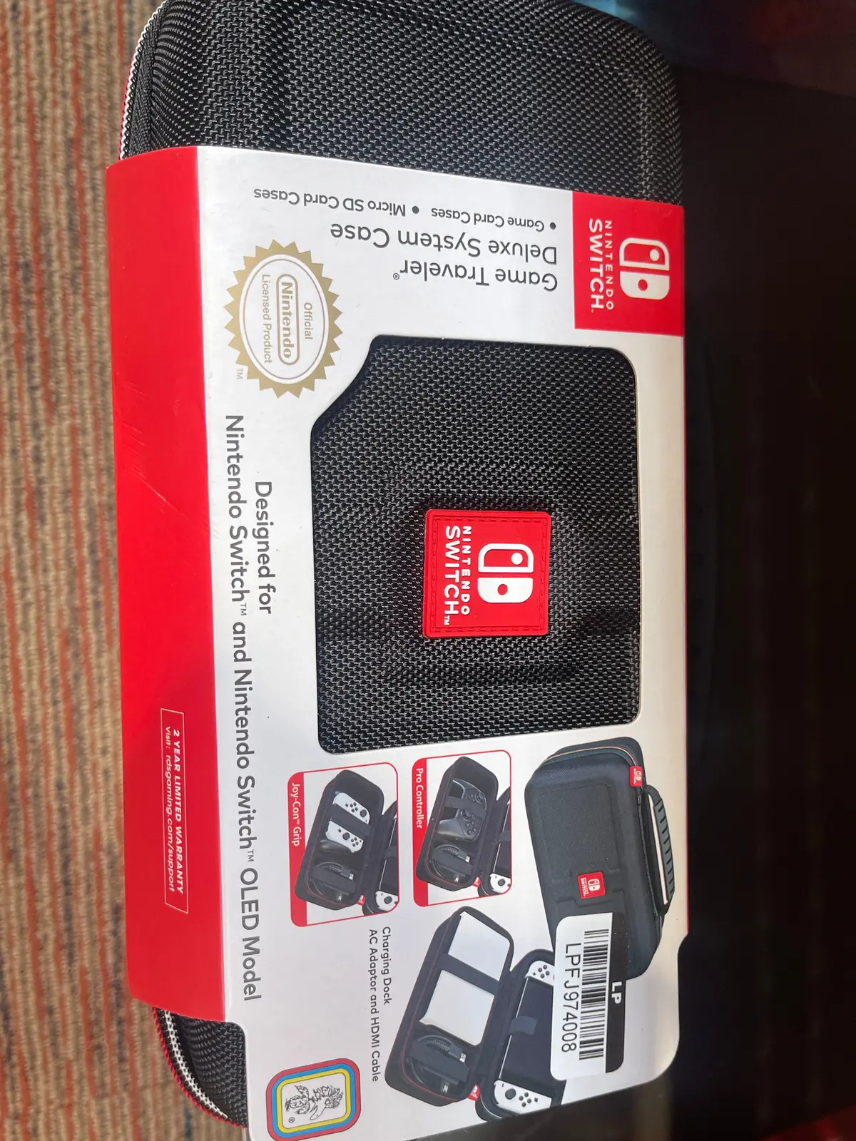 Nintendo Switch Oled Model System Case
- Black 1
