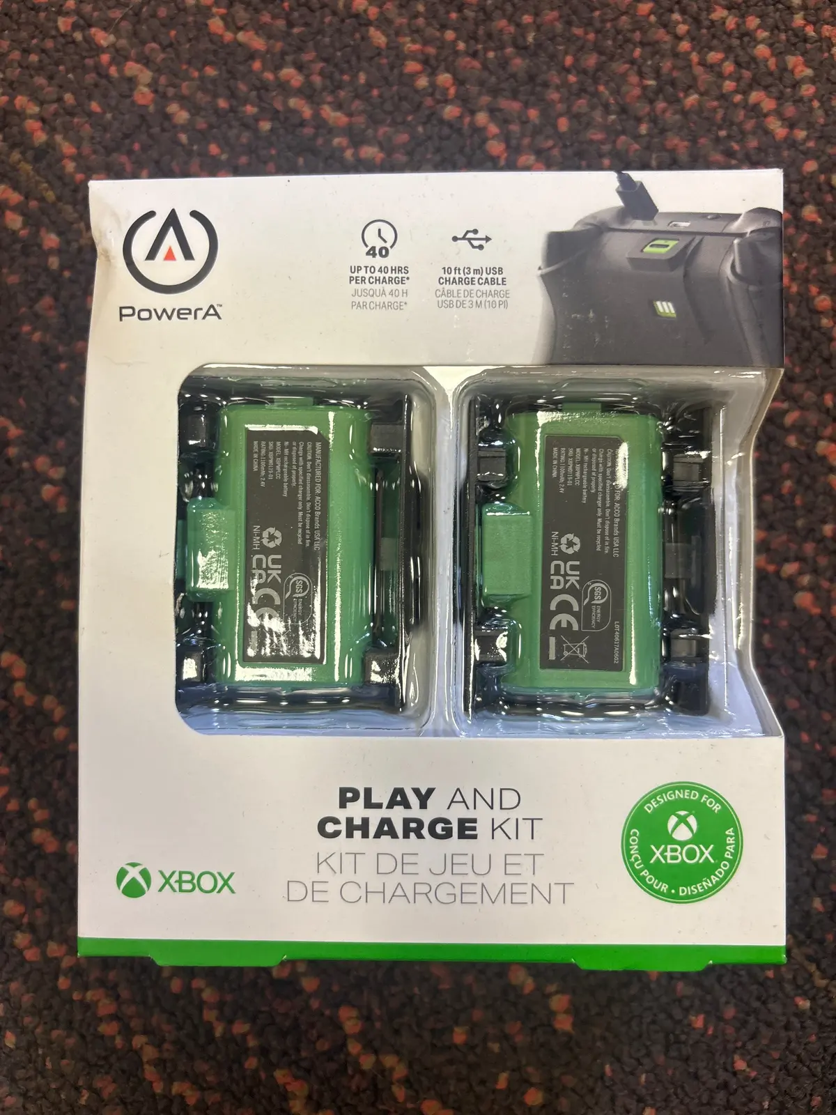 Powera Play & Charge Kit For Xbox Series X]S/Xbox One 1