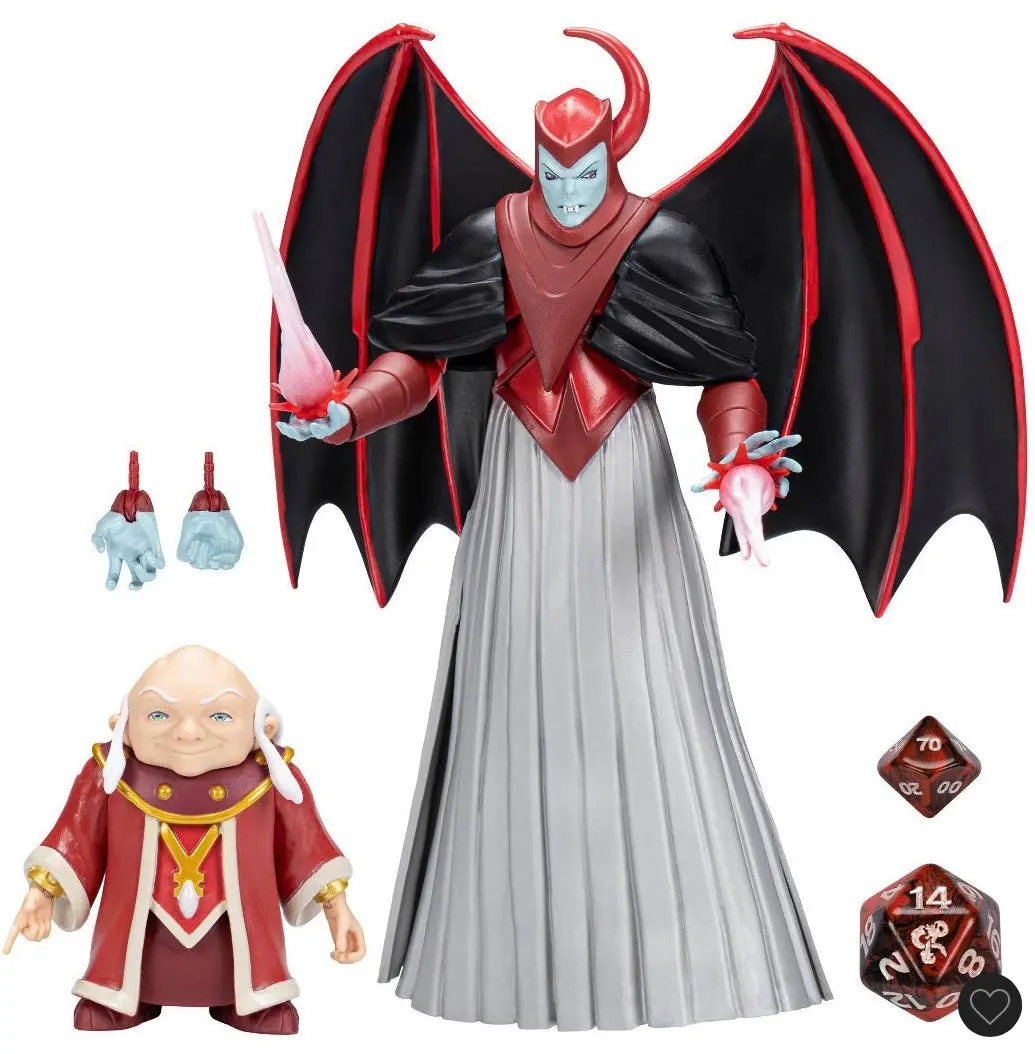 Dungeons & Dragons Cartoon Classics Scale Dungeon
Master & Venger Action Figures 2Pk 1