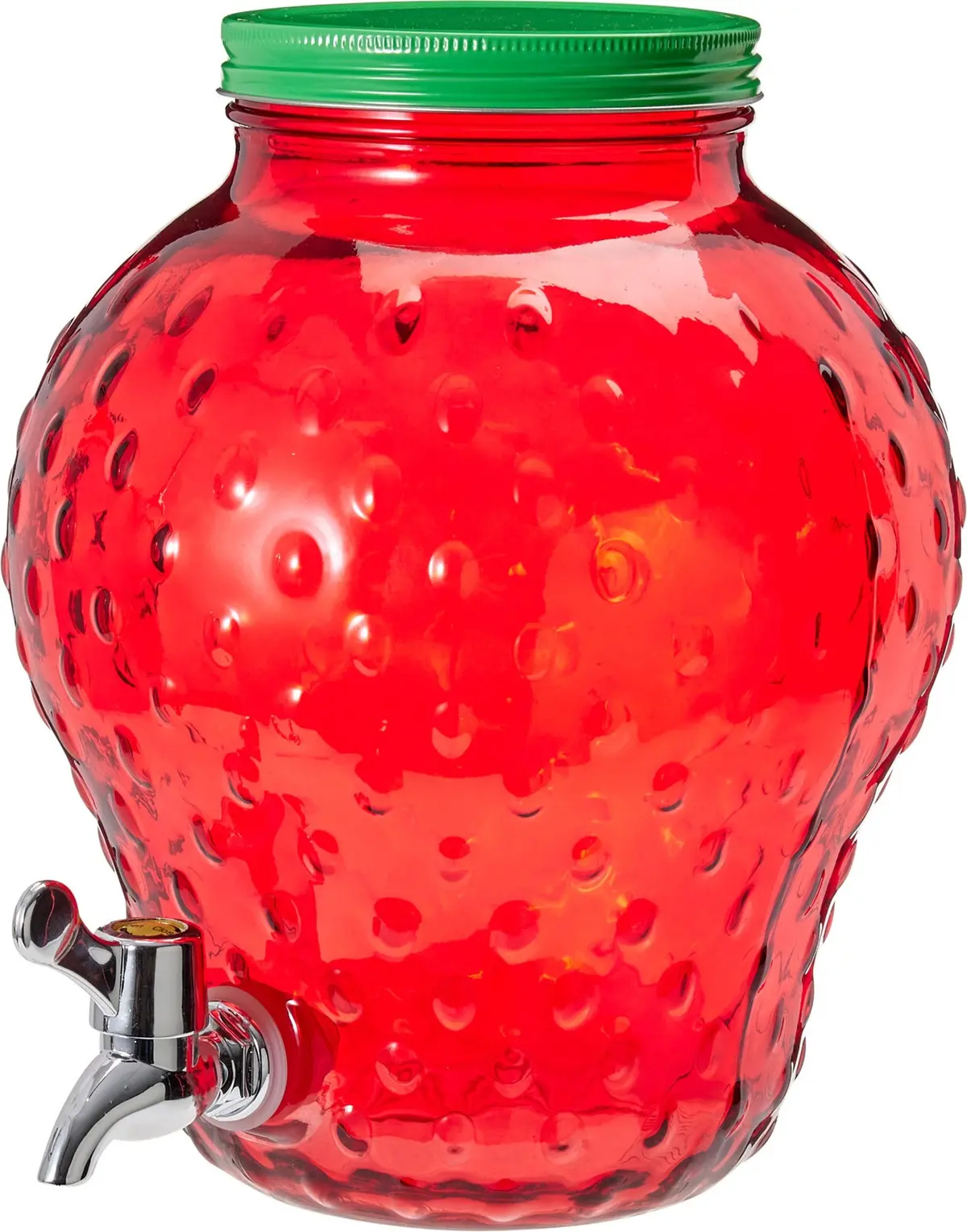 Cookinglife Drankdispenser Aardbei - Glas 4 Liter 1