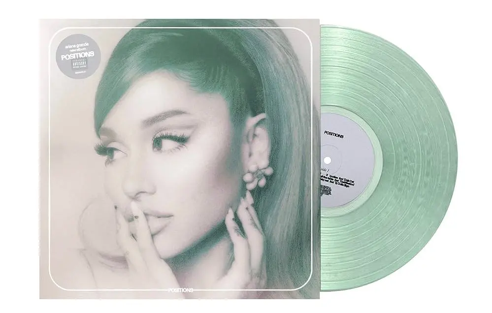Ariana Grande - Positions Glow In The Dark Green Vinyl S/Ns 1