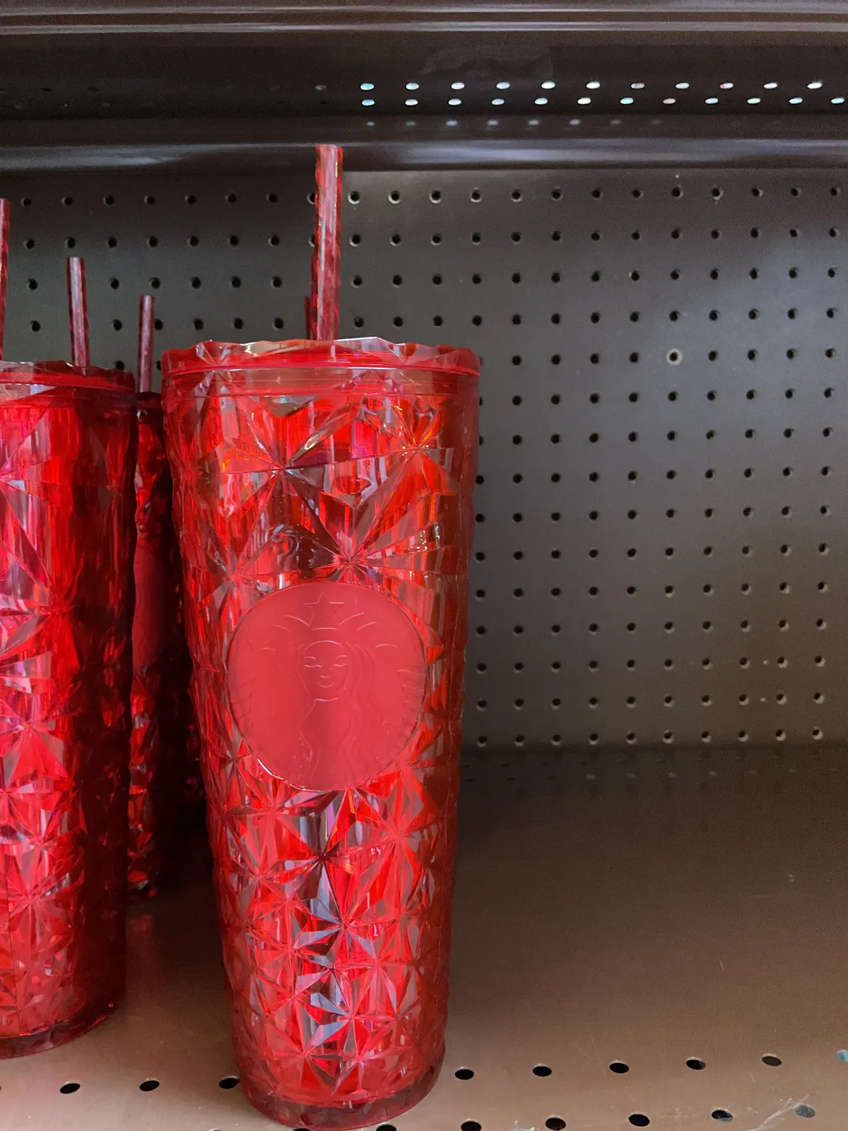 Starbucks Red Diamond Prisms 24Oz Cup 1