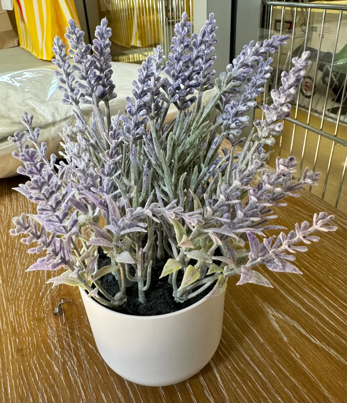 Faux Potted Lavender Plant 1