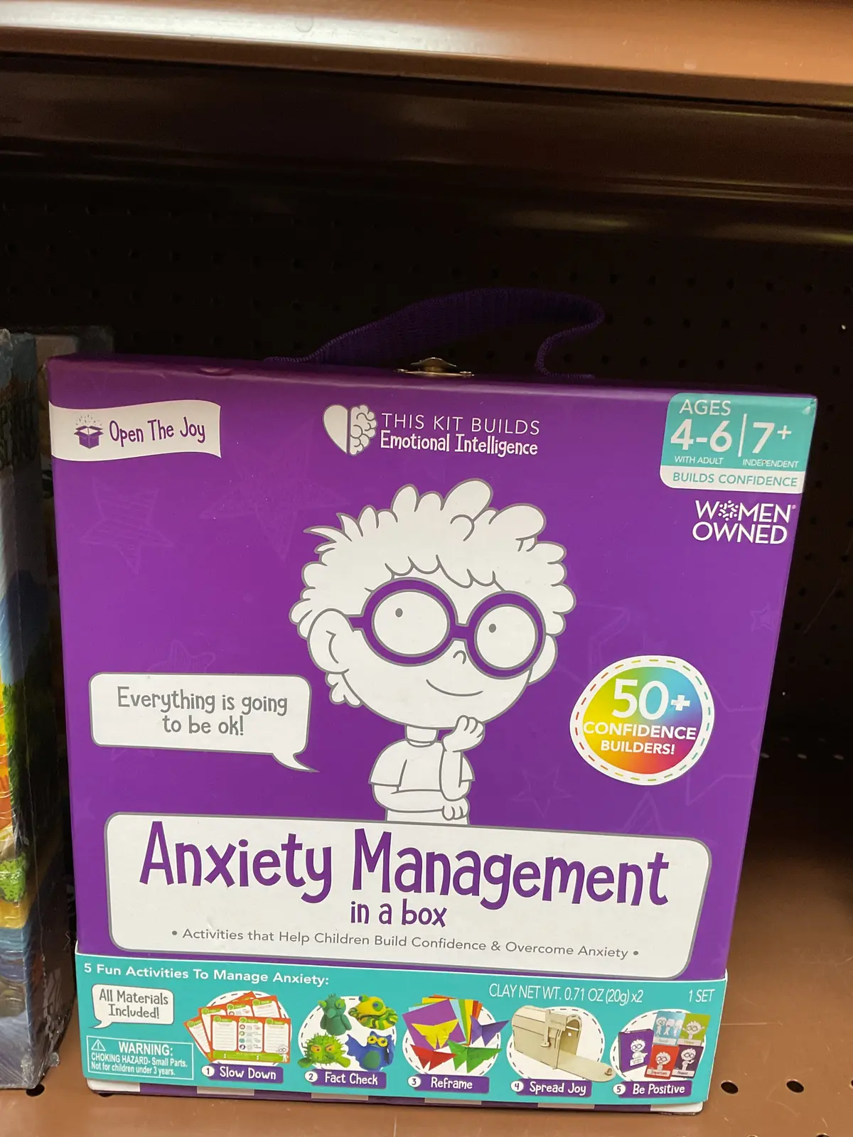 Open The Joy Anxiety Management Box 1
