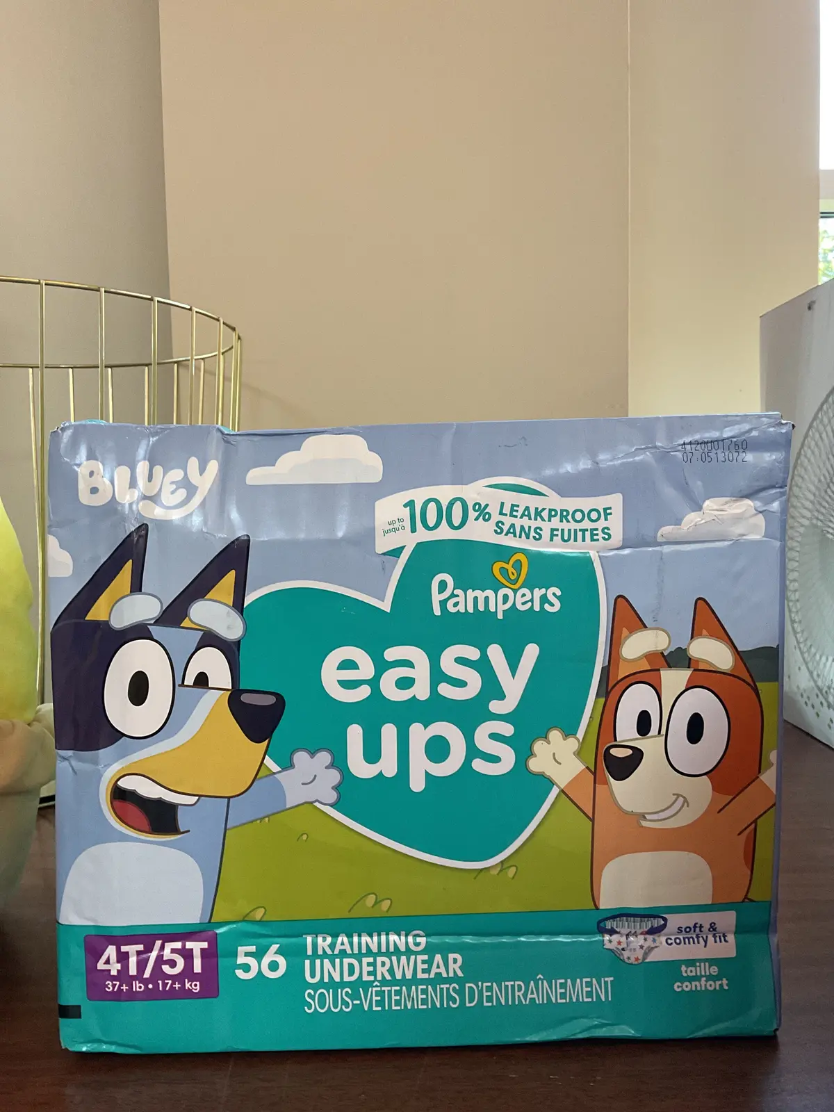 Pampers Easy Ups Boys' Bluey Training Underwear - Size
4T-5T - 56Ct 1