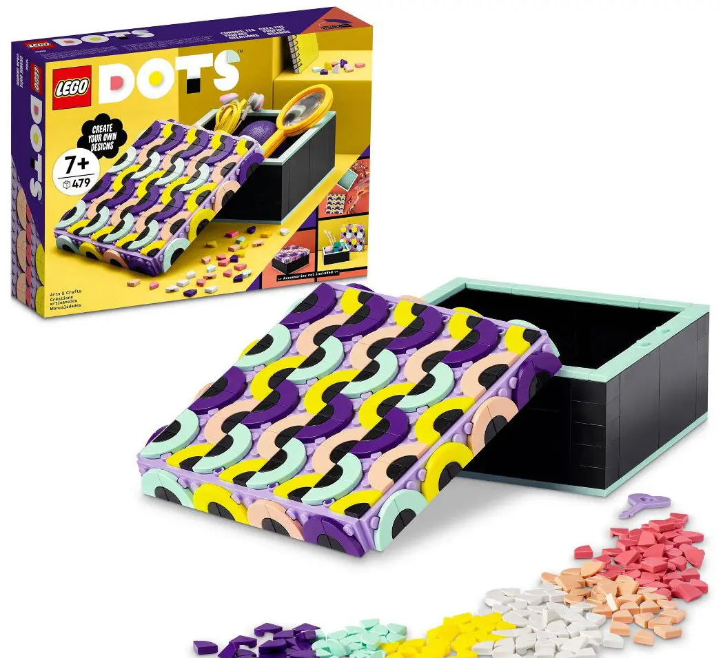 Dots Diy Storage Box Arts And Crafts 1