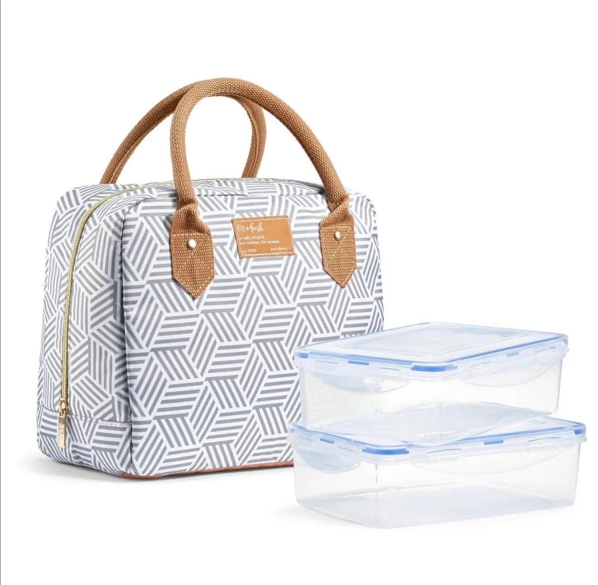 Fit & Fresh Bloomington Lunch Bag - Gray 1
