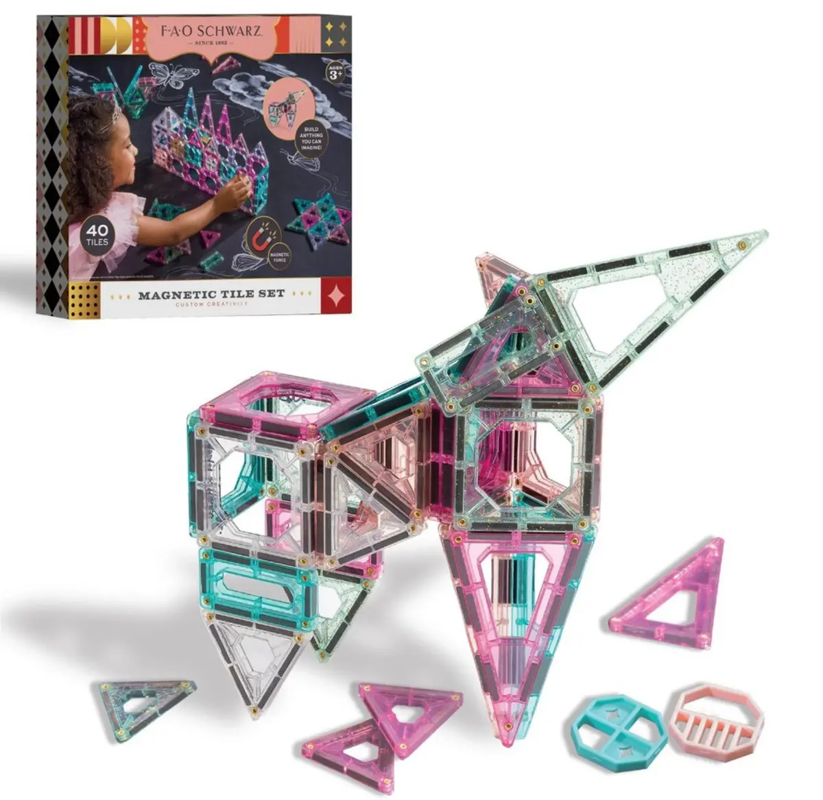 Magnetic Tile Set - Custom Creativity 1