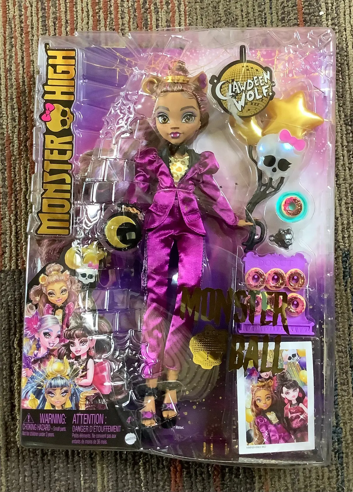 Monster High Clawdeen Wolf Fashion Doll In Monster Ball Party Fashion With Accessories 1