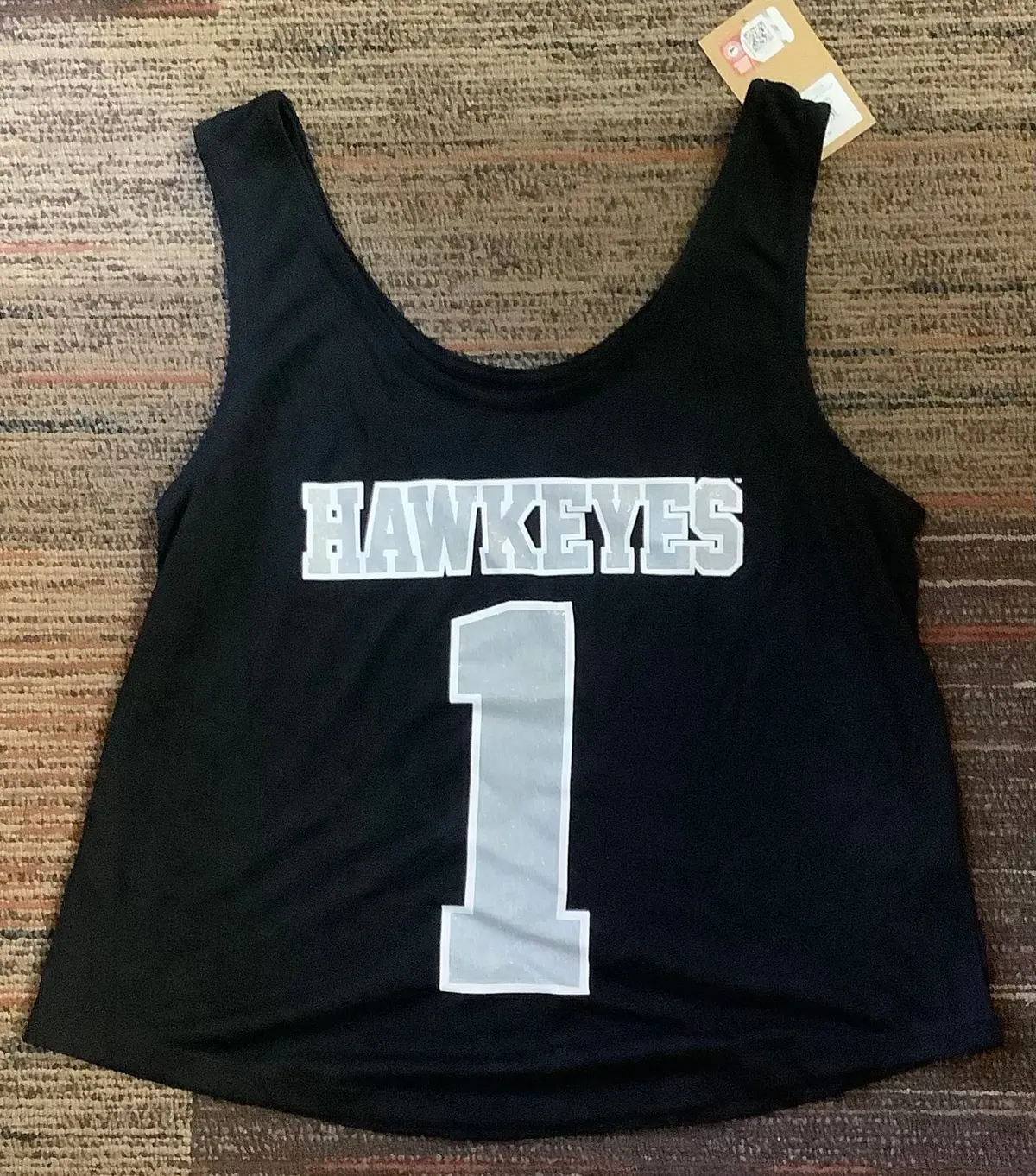 Ladies Black “Hawkeye 1” Sleeveless Shirt (Size Variations) - Clearance 1