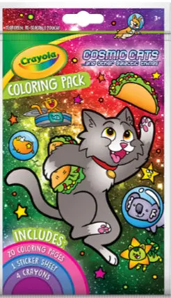 Crayola Cosmic Cats Coloring Pack 1