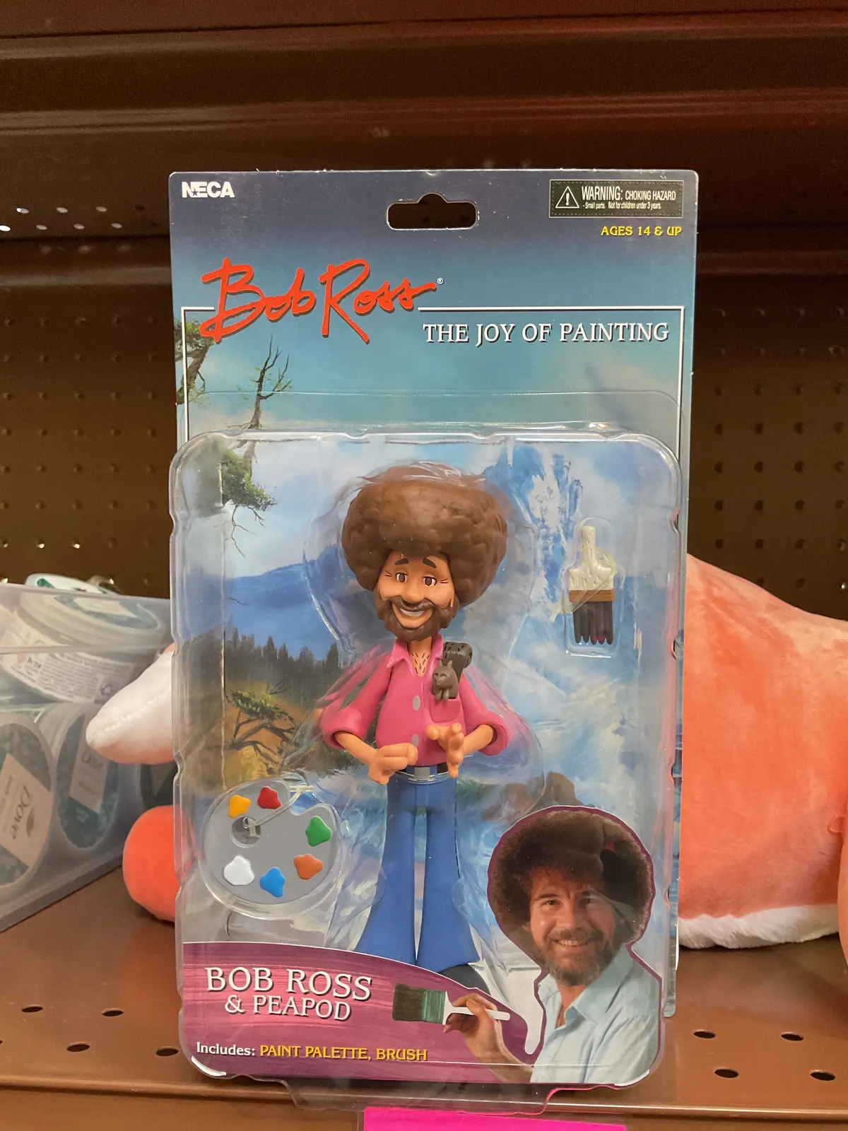 Bob Ross - 6" Scale Action Figure - Toony Classics Bob Ross With Peapod 1