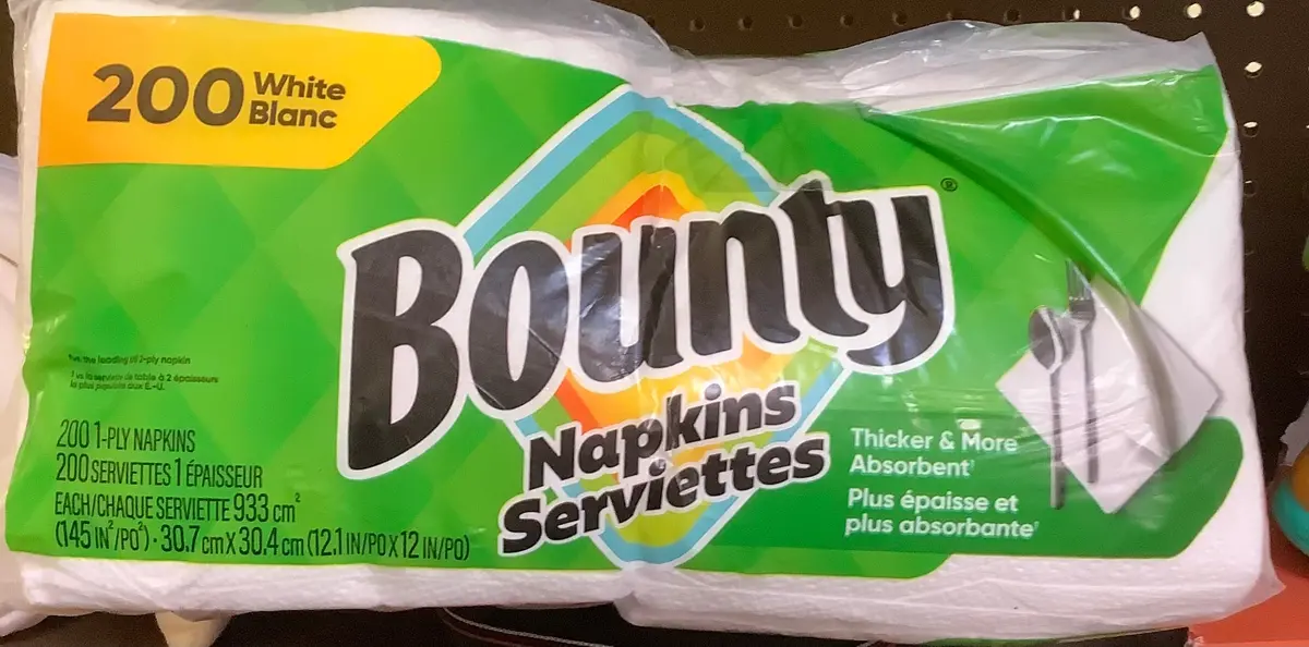 Bounty Napkins - White - 200Ct 1