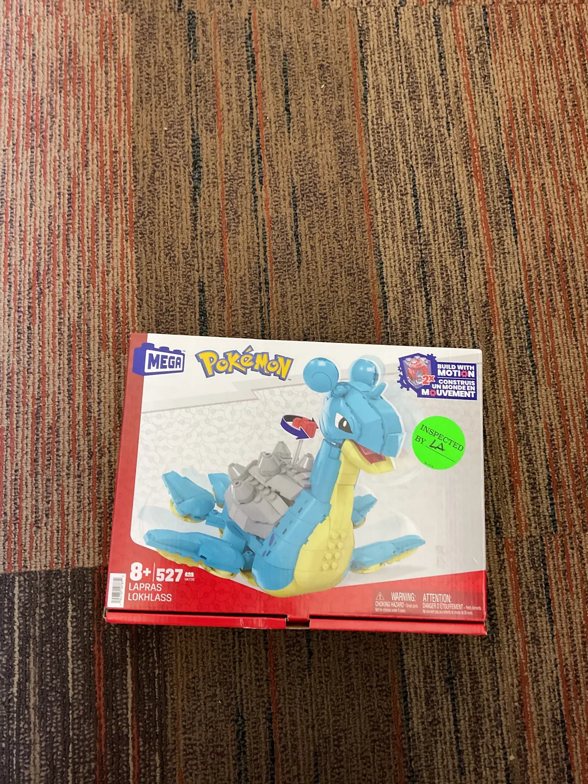 Mega Pokémon Building Toys Set Lapras With 527 Pieces,Open Box- Inspected 1