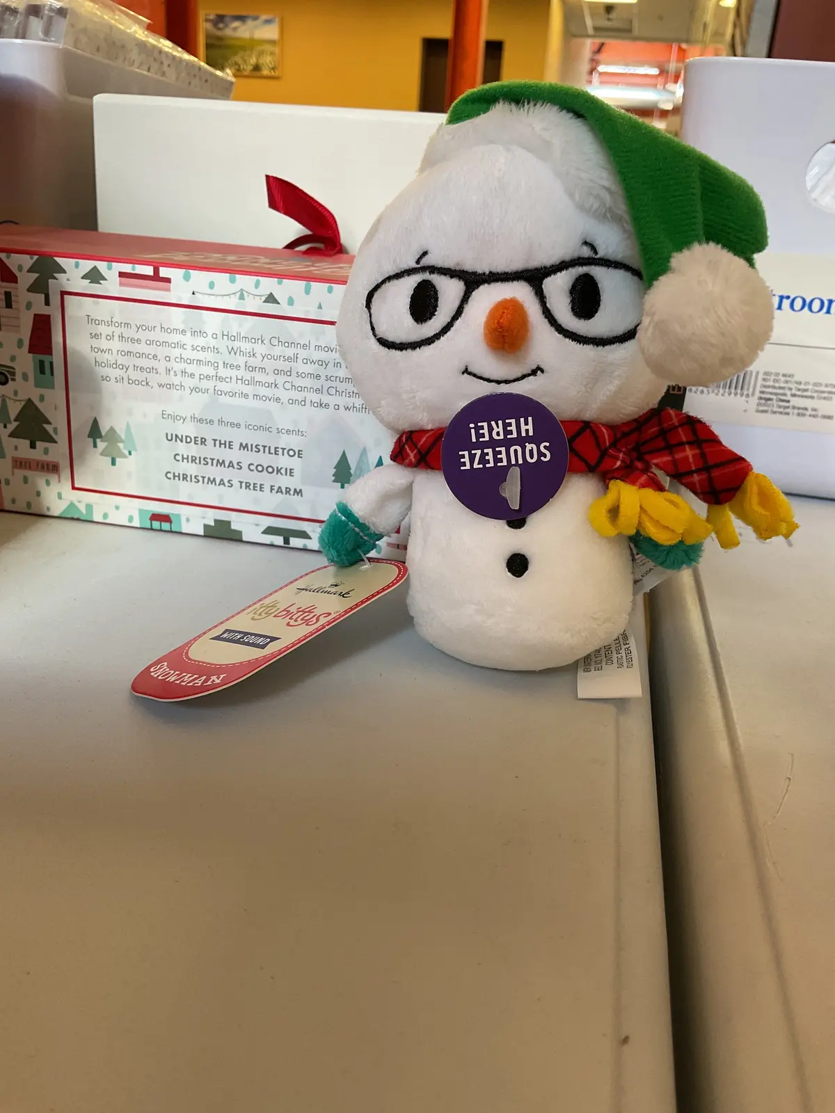 National Brand Christmas Itty Bitty Snowman W/Sound! 1