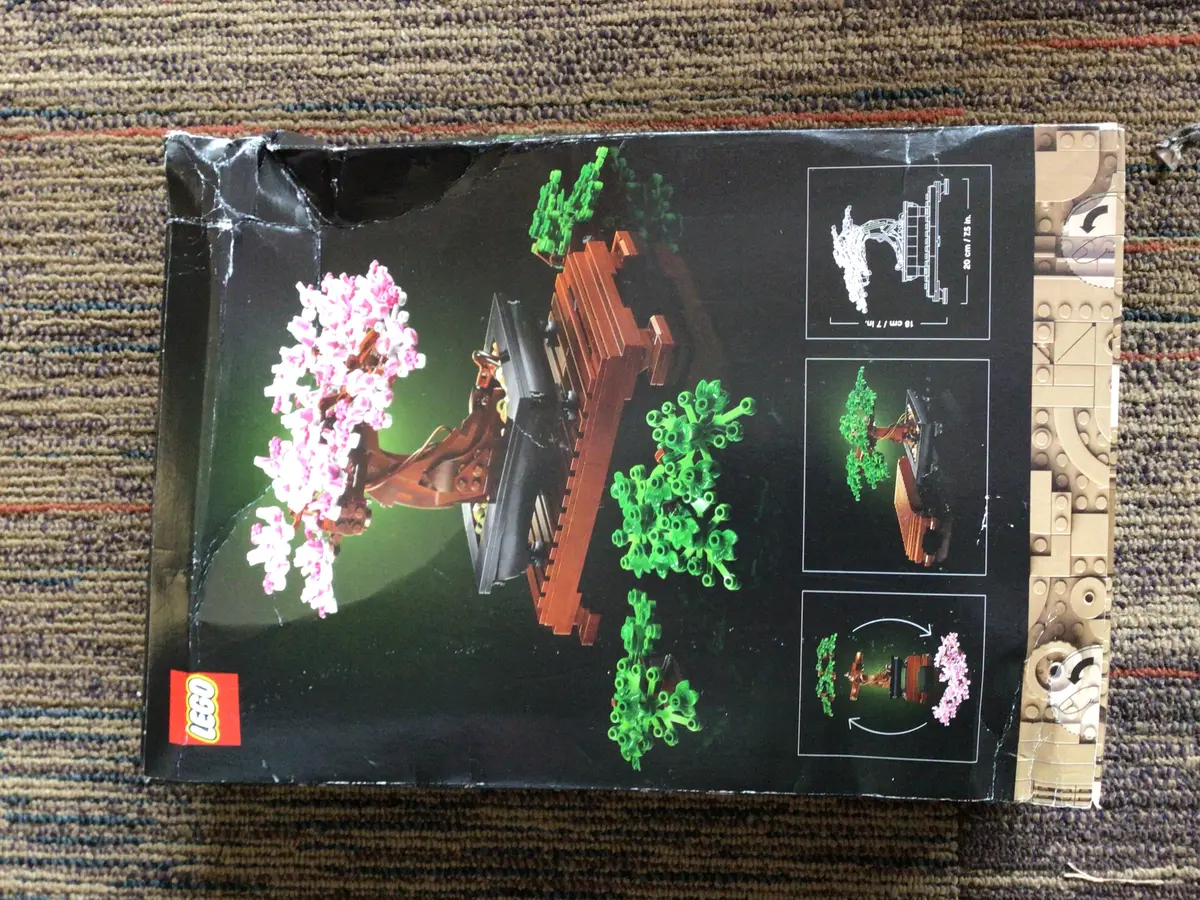 Damaged Box!!!! Lego Icons Bonsai Tree Home Décor Set 10281 1