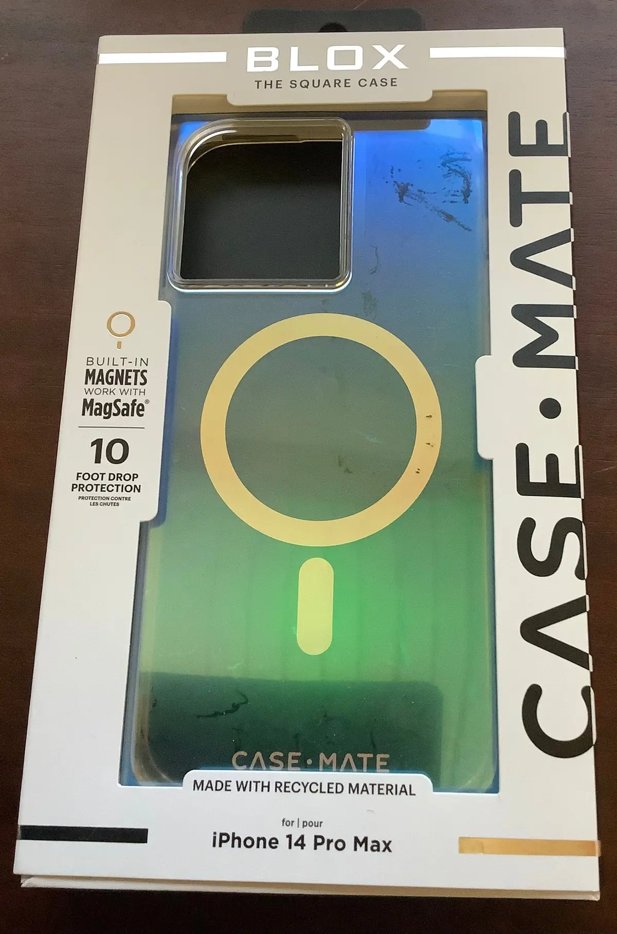 Case Mate Iphone 14 Pro Max Case - Reflective Blue With Magsafe 1