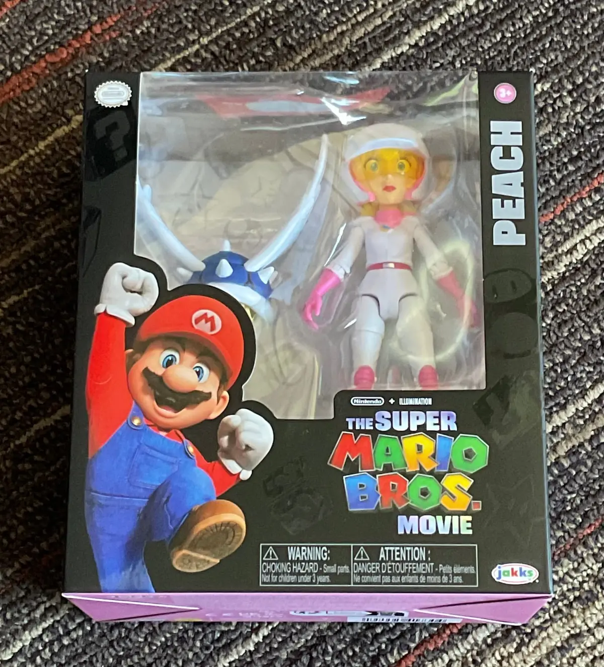 Super Mario Brosmovie Princesspeach Motorcycleoutfit With Spiny Blueshell Brand New - Clearance 1