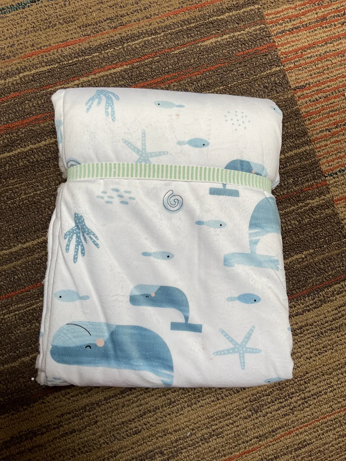Soft Faux Shearling Baby Blanket 1