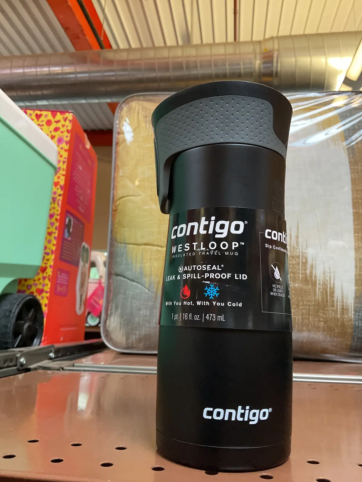Contigo West Loop 16Oz Stainless Steel Travel Mug
Matte Black 1