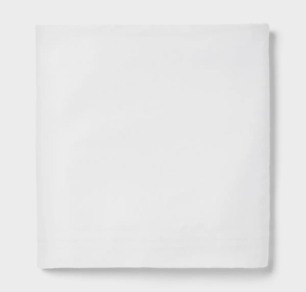 King Cotton Blend Sateen Flat Sheet - White 1