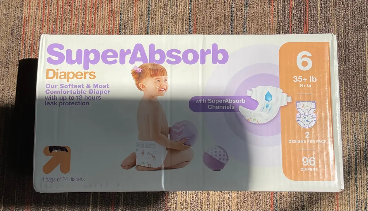 Disposable Diapers Giant Pack - Size 6 - 96 Count 1