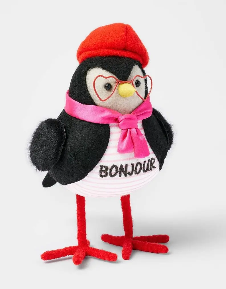 Valentine Fabric Feather Friends Bird Bonjour 1