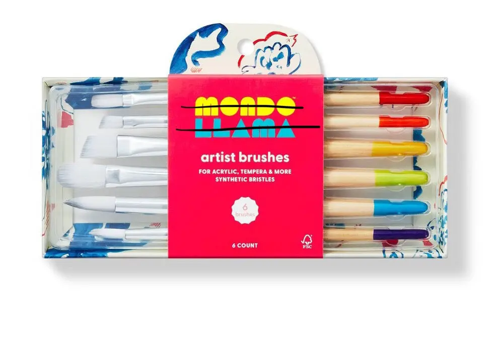 Artist Paintbrush Set - 6Pc 1