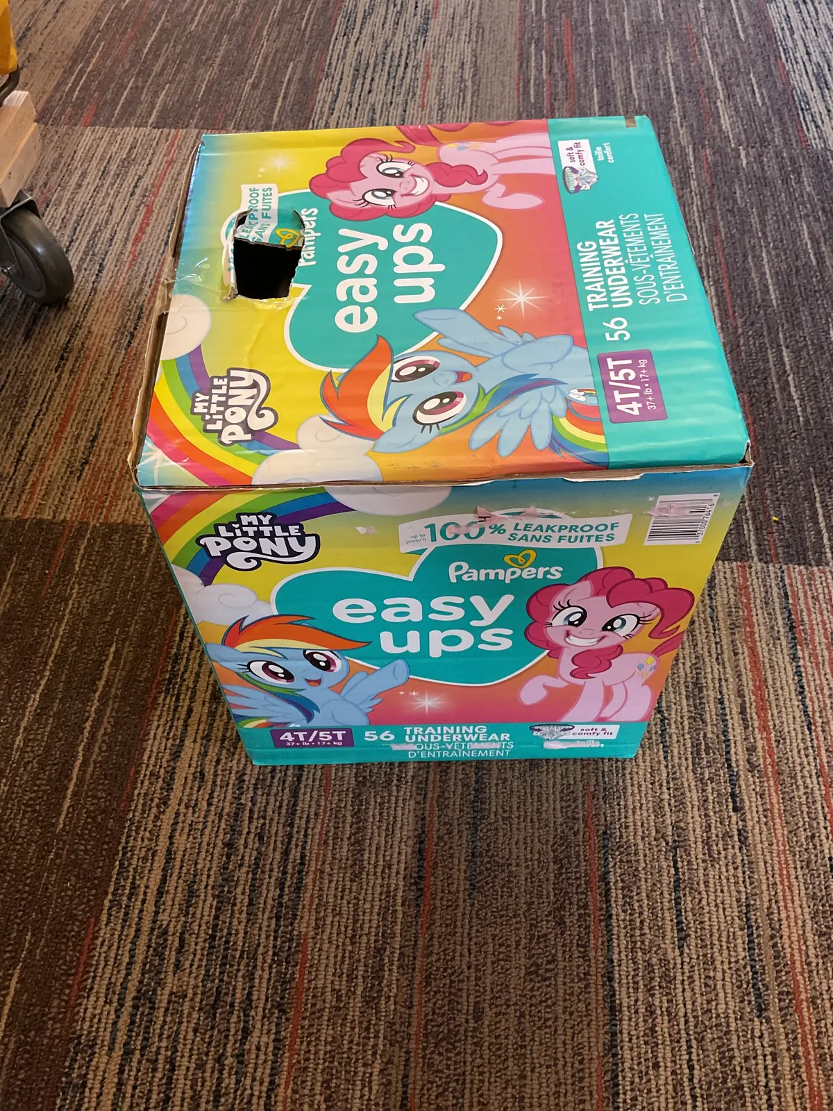 Pampers Easy Ups Girls' My Little Pony Disposable Training
Underwear - 4T-5T - 56Ct 1