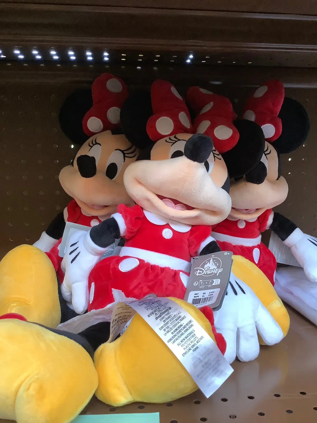 Disney Mickey Mouse & Friends Minnie Mouse Medium 18"Plush - Red - Clearance 1