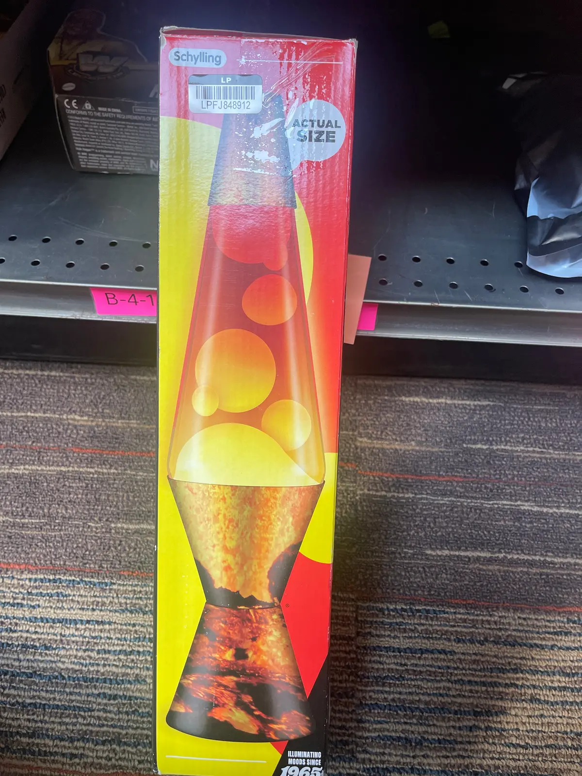 14.5" Volcano Lava Lamp - Lava: Colormaxtm Globe, No Assembly, Electric, For Age 14 Years And Up 1