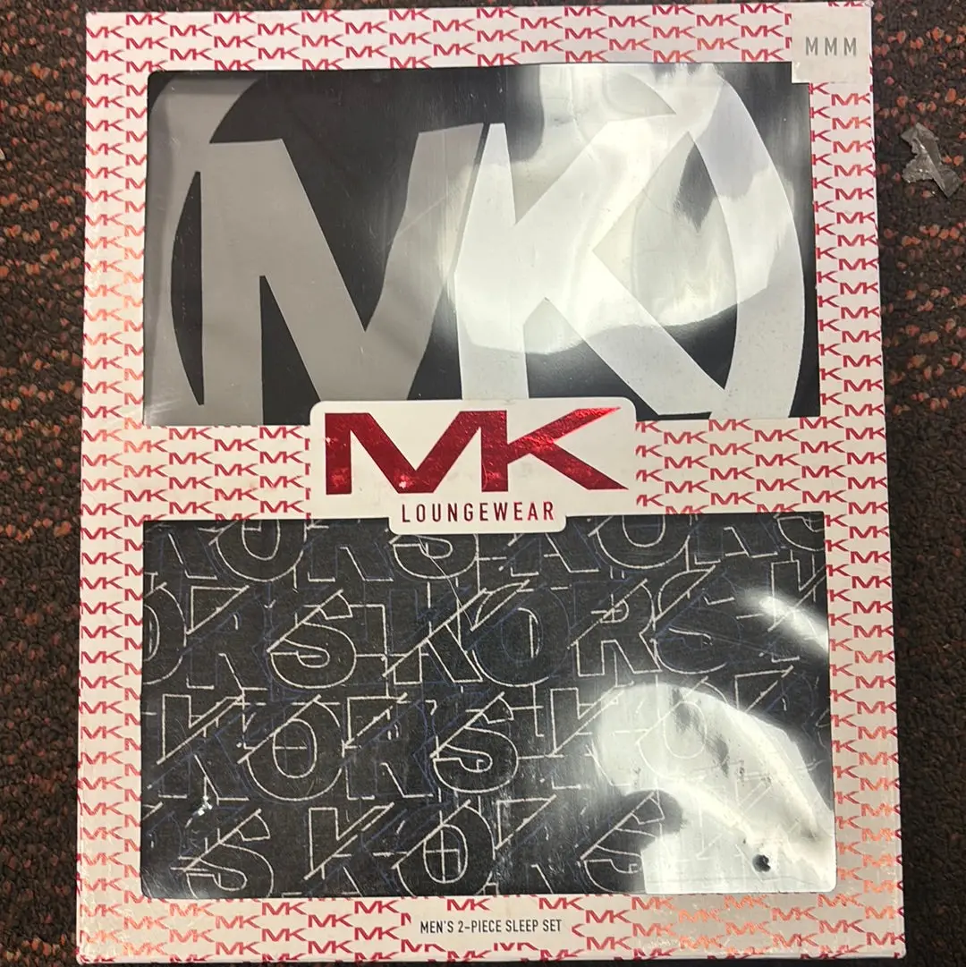 Mk Men’S Loungewear Set Longsleeve Shirt And Pants - Kors Design 1