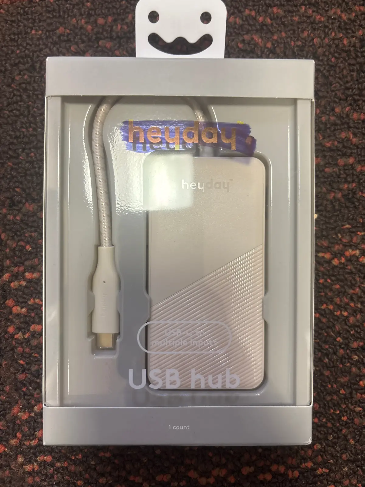 Usb-C Hub Adapter - Stone White - Clearance 1