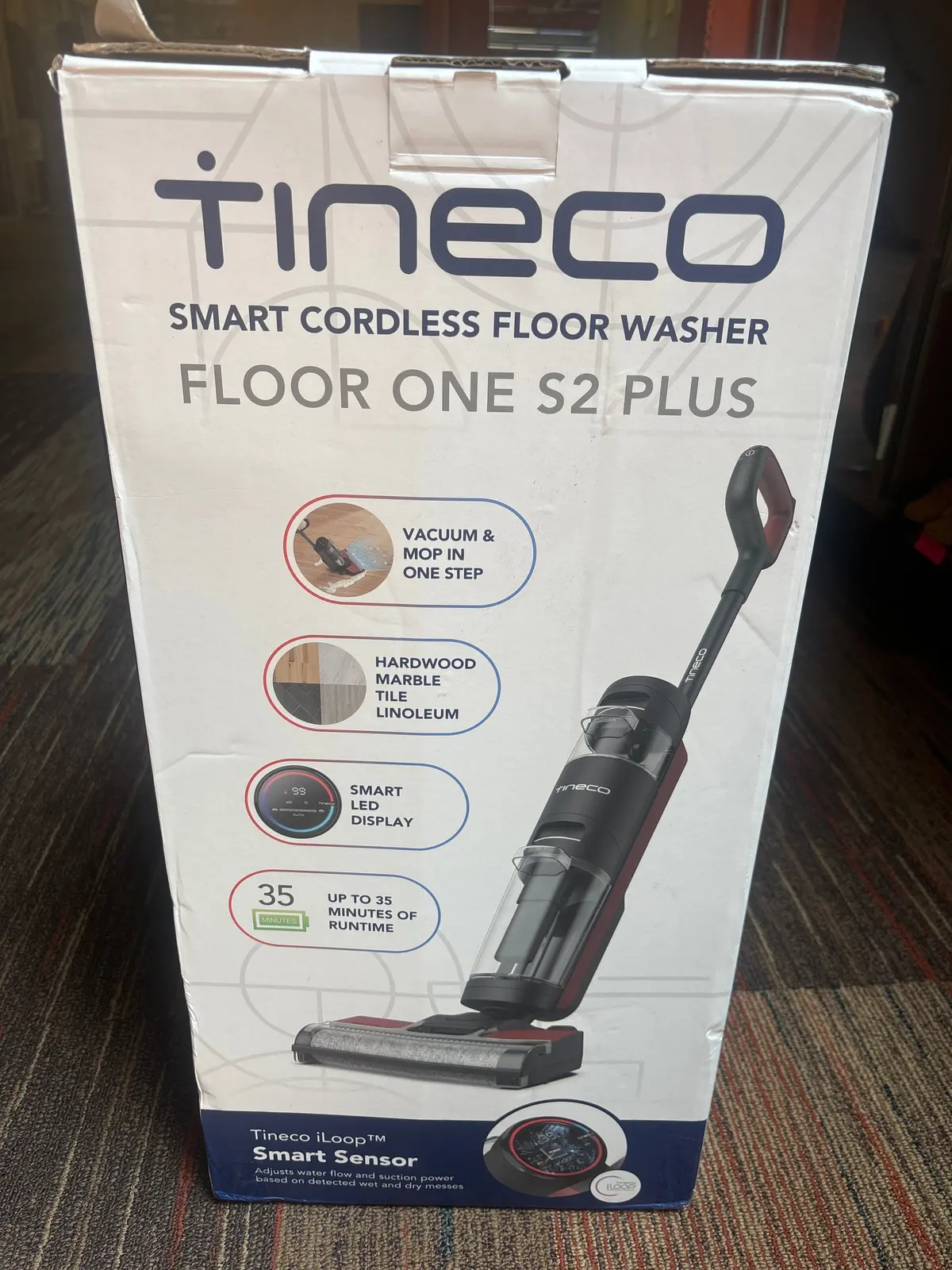 Tineco Iloop Smart Cordless Floor Washer - Floor One S2 Plus 1