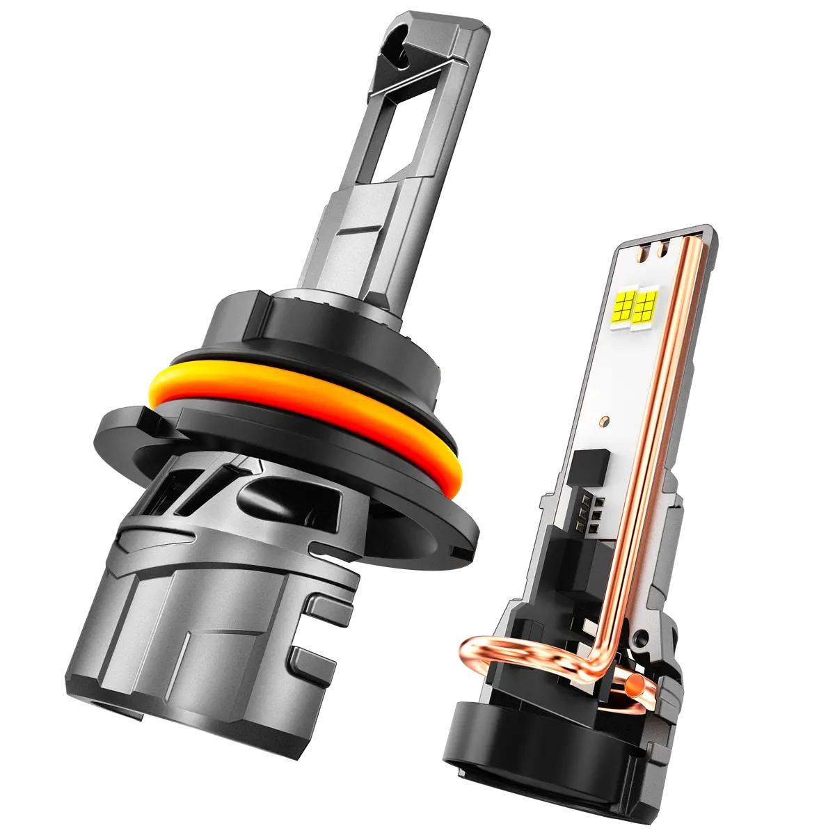 🆕9007/Hb5 Led Headlight Bulbs 100W 22000Lm F18 Series 1:1 Mini Size 6500K Cool White | 2 Bulbs 2