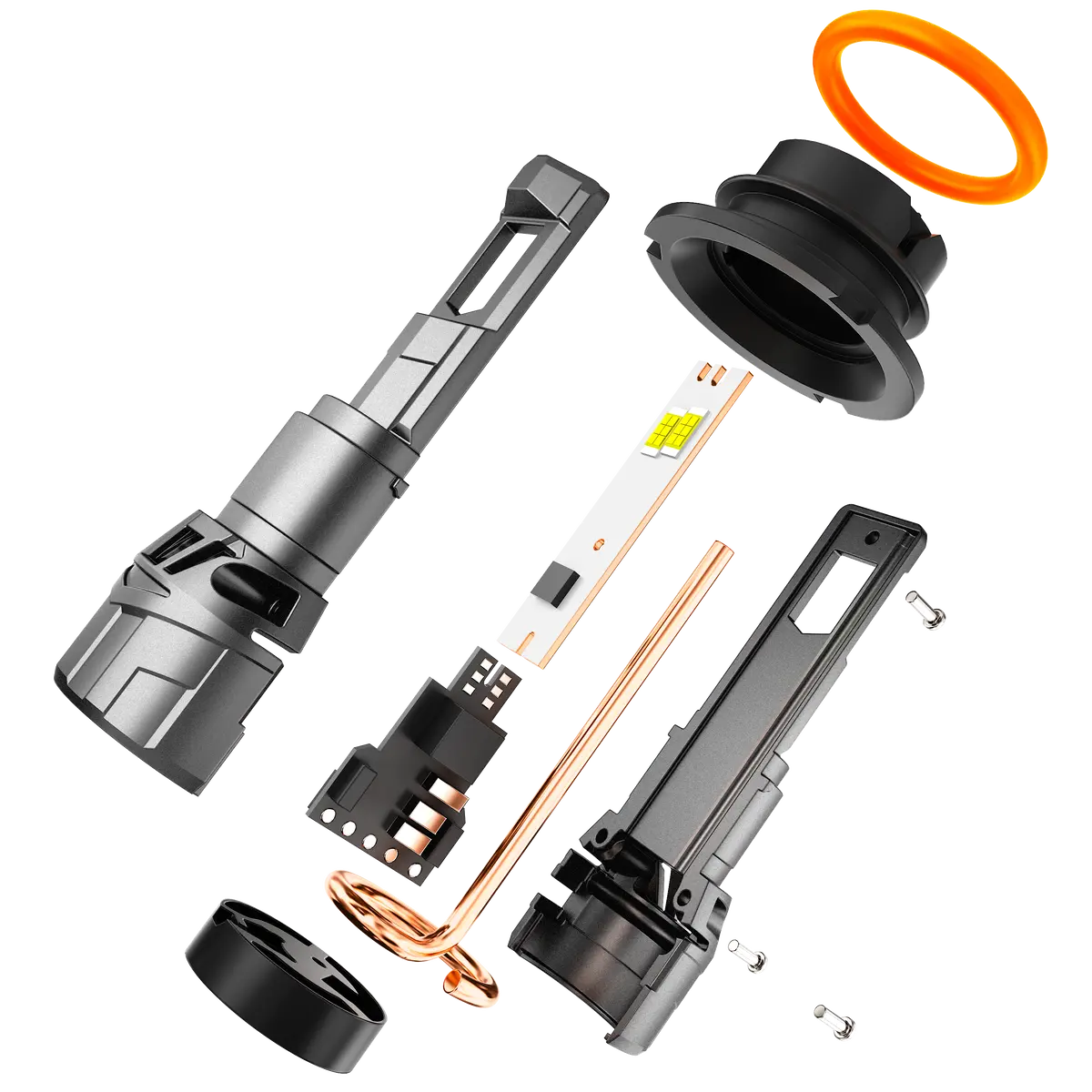 🆕9007/Hb5 Led Headlight Bulbs 100W 22000Lm F18 Series 1:1 Mini Size 6500K Cool White | 2 Bulbs 3