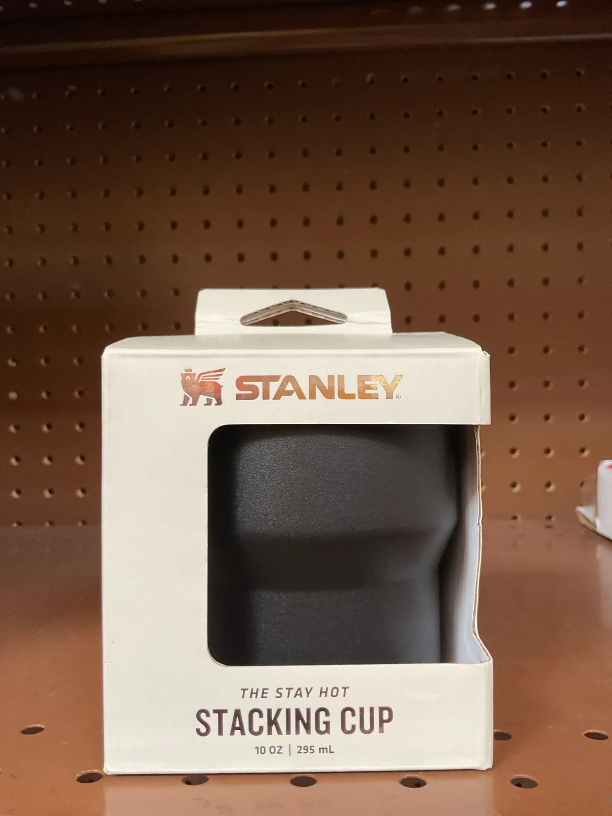Stanley 10Oz Stay Hot Stacking Camp Cup - Black 2.0 1
