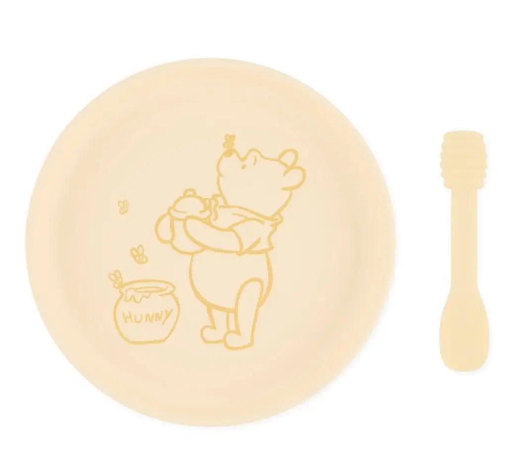 Silicone Plate + Spoon Set 1