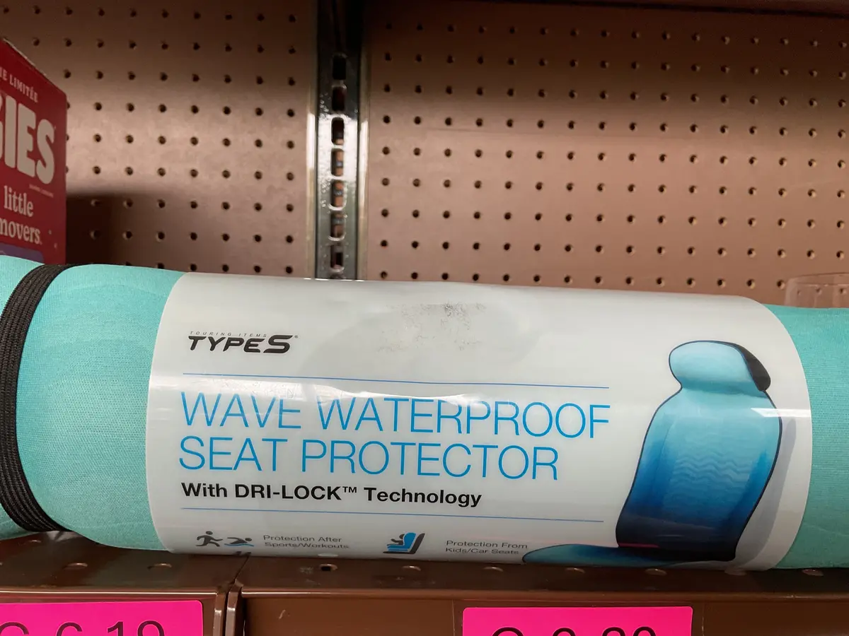 Clearance - Type S 4"X15"X4" Wave Slip-On Waterproof Seatprotector Blue 1
