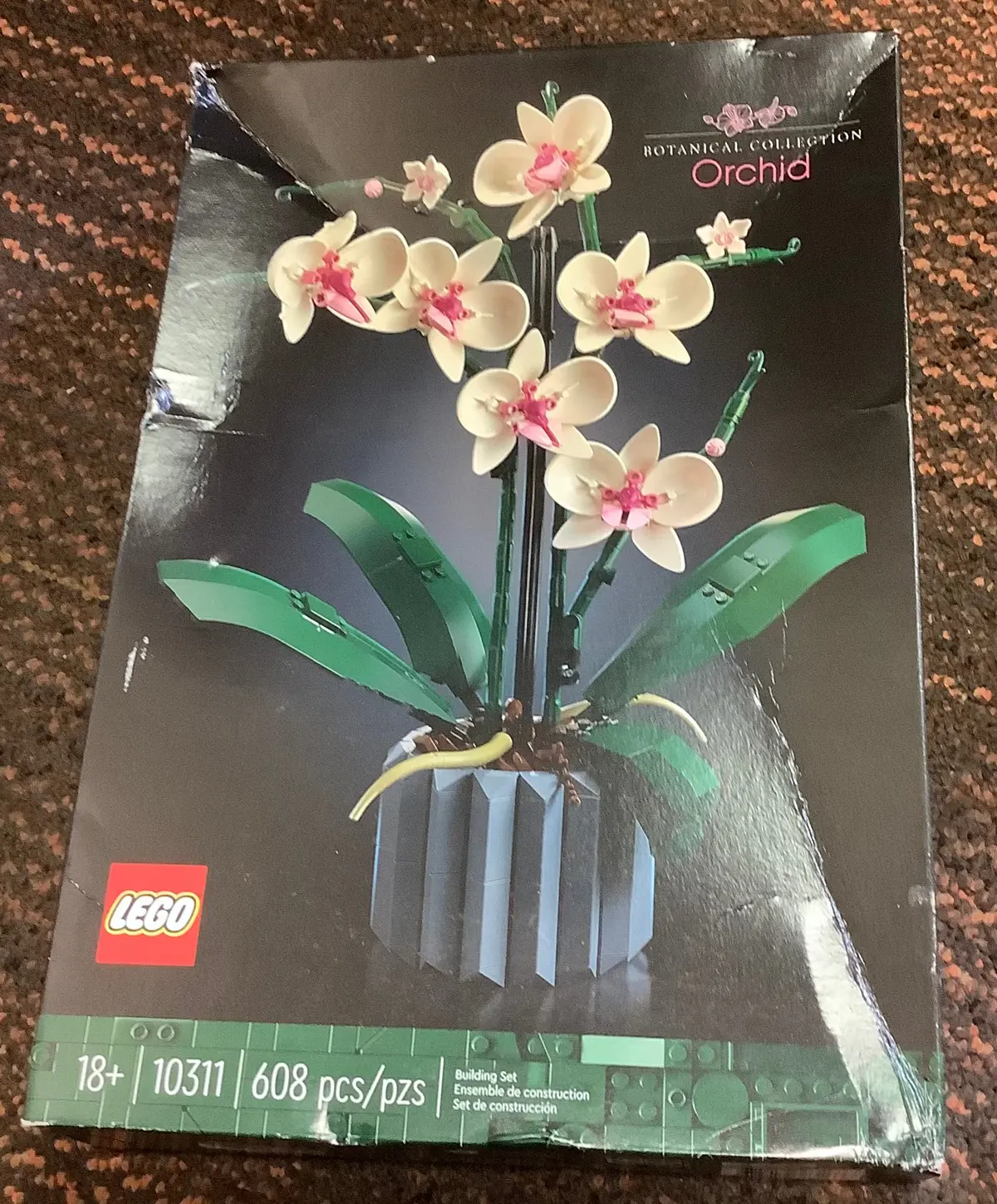 Broken Seal - Lego Icons Orchid Plant And Flowers Set 10311, Damaged Box, As Is 1