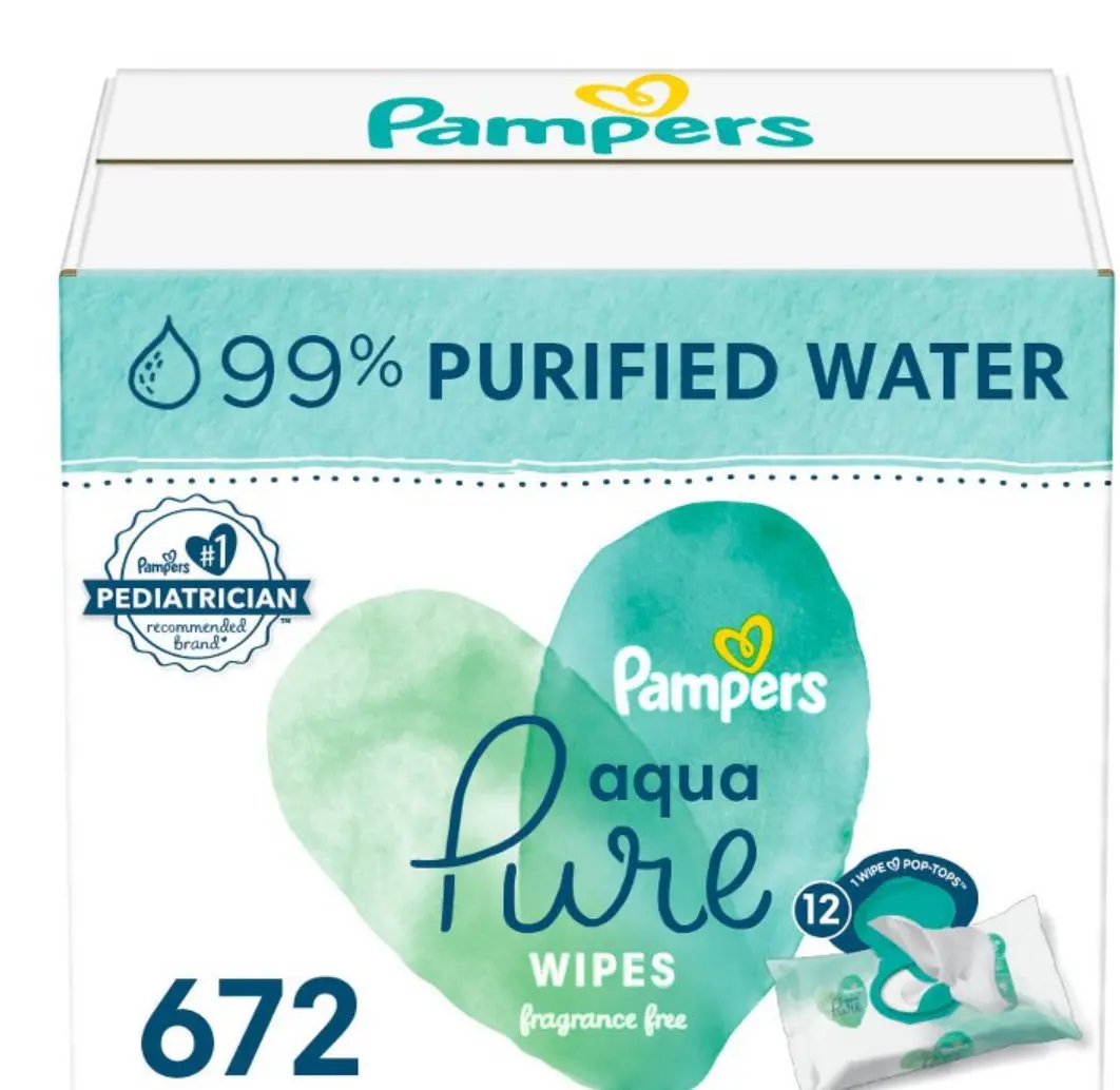 Pampers Aqua Pure Sensitive Baby Wipes
- 672Ct 1
