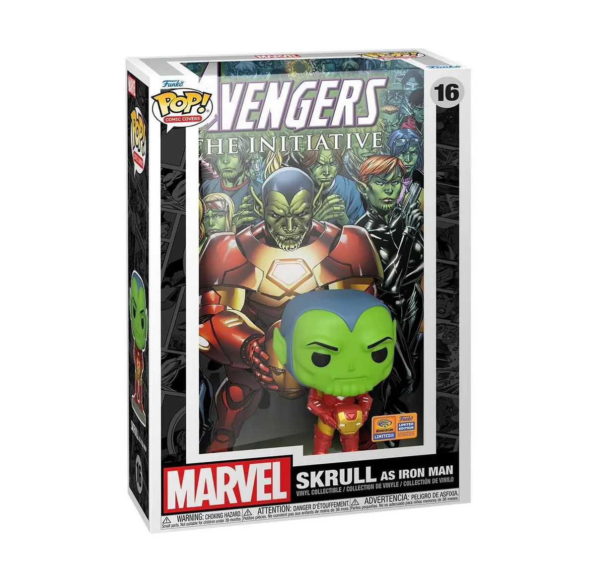 Funko Pop! Comic Cover: Marvel - Skrull As Iron Man 1